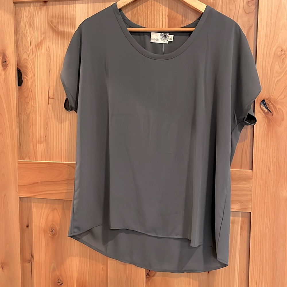 Everleigh Sheer Green Top